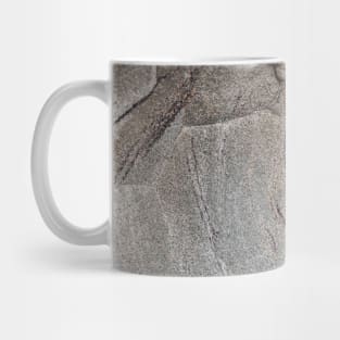 Orange & Grey Stone Texture Shifting Shape Mug